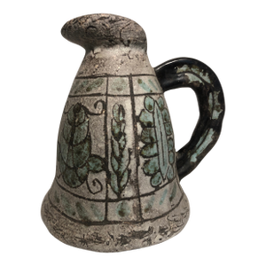 Mid Century J Massier Vallauris Pottery Pitcher