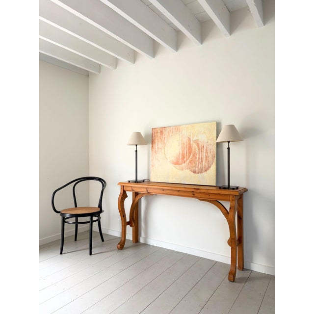 French Artist, Geometric Abstract Artwork, 1990s, Oil on Canvas For Sale - Image 7 of 7