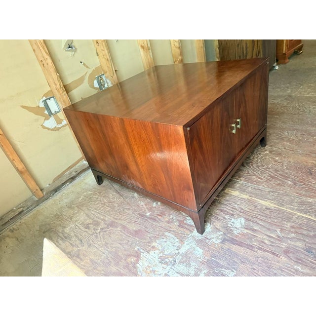 Mid Century Modern Walnut Nightstand Bed Side Cabinet For Sale In Washington DC - Image 6 of 17