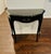 French Provincial Mid 20th Century Imperial Demi-Lune Console Table For Sale - Image 3 of 11