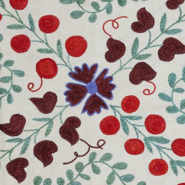 New Hand-Embroidered 100% Cotton Cushion Cover – Authentic Uzbek Textile Art Bring a touch of Central Asian heritage to...