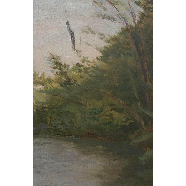 Roger Fiaux, L'arve, Oil on Cardboard, Framed For Sale - Image 4 of 11