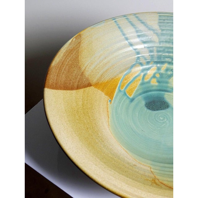 1990s Large Dutch Ceramic Fruit Bowl by Egbert Boonstra, 1990s For Sale - Image 5 of 15