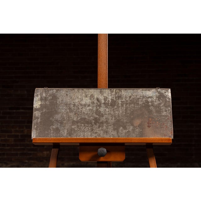 Early 20th Century Vintage "Beer" Reverse Foil Bar Sign For Sale - Image 5 of 5