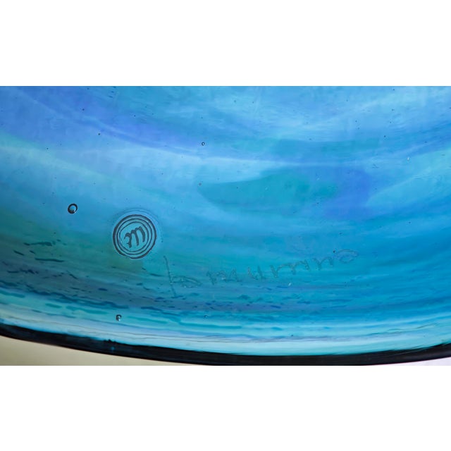 Italian Cobalt Blue Glass Centerpiece from La Murrina, 1980s For Sale - Image 6 of 10