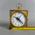 Table Clock Collection Dart Gold-Plated Brass Glass Quartz, Italy For Sale - Image 9 of 11