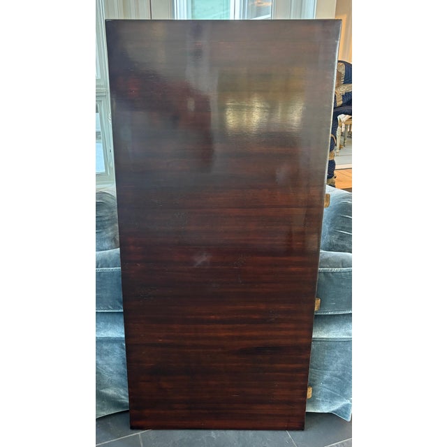 Wood Antique French Dining Table With 3 Extension Leaves For Sale - Image 7 of 8