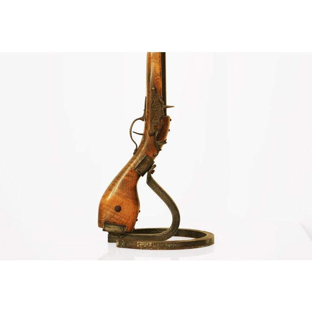 Floor Ashtray in Bronze and Gilt Metal For Sale - Image 4 of 11