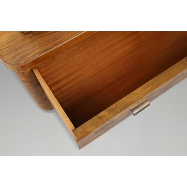Wood Art Deco Burl Walnut Display Cabinet, 1930s For Sale - Image 7 of 18