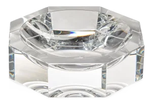 Carmac Octagon Crystal Glass Bowl, Clear