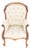 Antique Victorian Mahogany Parlour Chair, 1860 For Sale