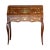 Wood Finely Inlaid Flap Desk in Rococo Style, 1980s For Sale - Image 7 of 10