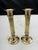 1970s Pair of Brass Candlesticks For Sale - Image 5 of 5