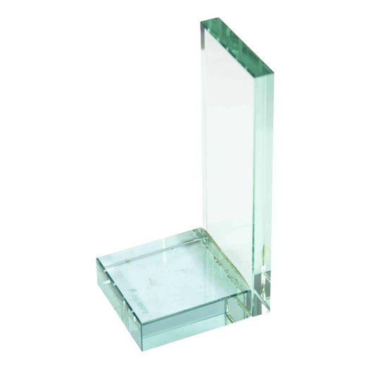Glass Bookend, Italy, 1970s For Sale