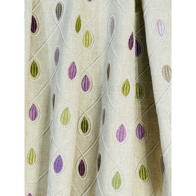 Clarke & Clarke CLarke & Clarke "Healey” Embroidery– 9.25 Yards For Sale - Image 4 of 6