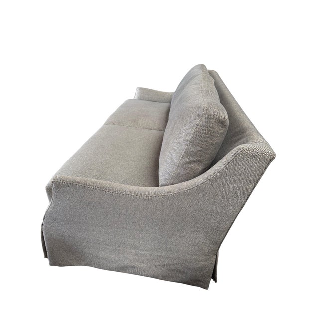 Traditional Vanguard Envision 2 Seat Loveseat With Waterfall Skirt For Sale - Image 3 of 4