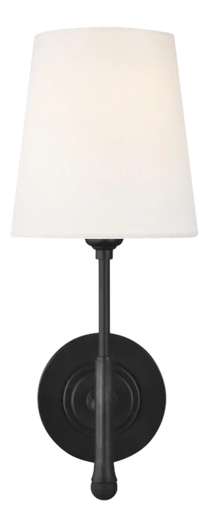 Thomas O'Brien by Visual Comfort Studio Capri Sconce, Black