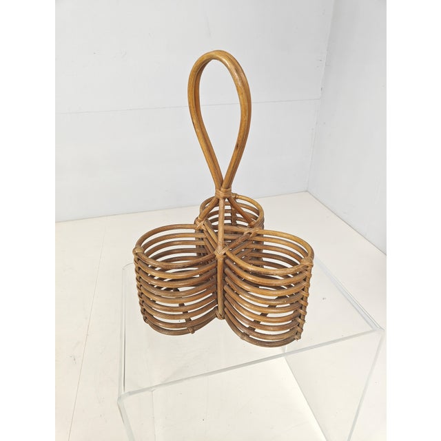 Wood Vintage French Riviera Bottle Rack, 1970s For Sale - Image 7 of 9