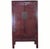 80" Inch High Chinoiserie-Style Red Elm Armoire For Sale