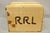 Traditional Late 20th Century RRL Wooden Sliding Lid Crate Ralph Lauren? Perishable Burn Mark Storage Box For Sale - Image 3 of 12