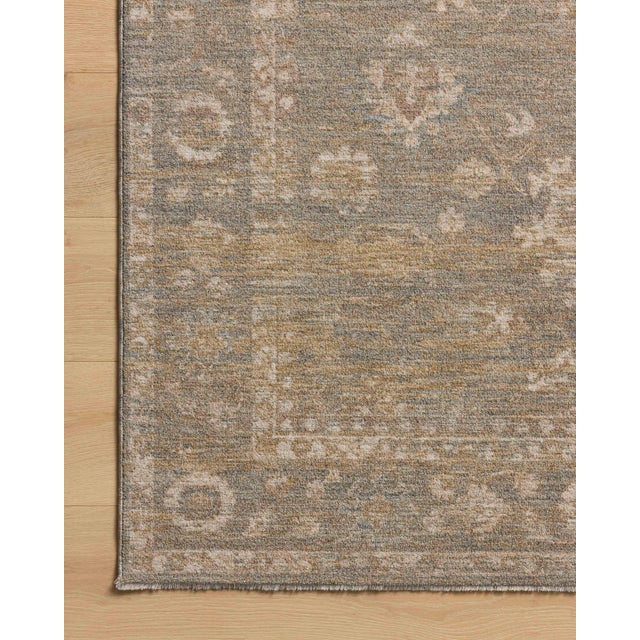 2020s Chris Loves Julia x Loloi Louisa Lagoon / Ivory 11'-6" x 15'-7" Area Rug For Sale - Image 5 of 7