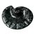 Spaghetti Ceramic Style Black Nautilus Ashtray For Sale