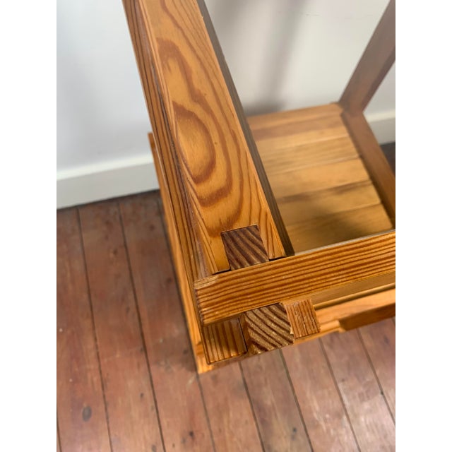 Pine Side Table, 1960s For Sale - Image 11 of 15