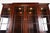 Brown Kindel Furniture Georgian Carved Mahogany Lighted Breakfront Bookcase Cabinet For Sale - Image 8 of 12