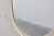 French White Lacquered Metal Mirror with Looped Wire Frame and Fan Crest, 1950s For Sale - Image 11 of 13