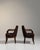 Wood Early 20th Century Empire Red Wood Pair of Club Chairs For Sale - Image 7 of 12