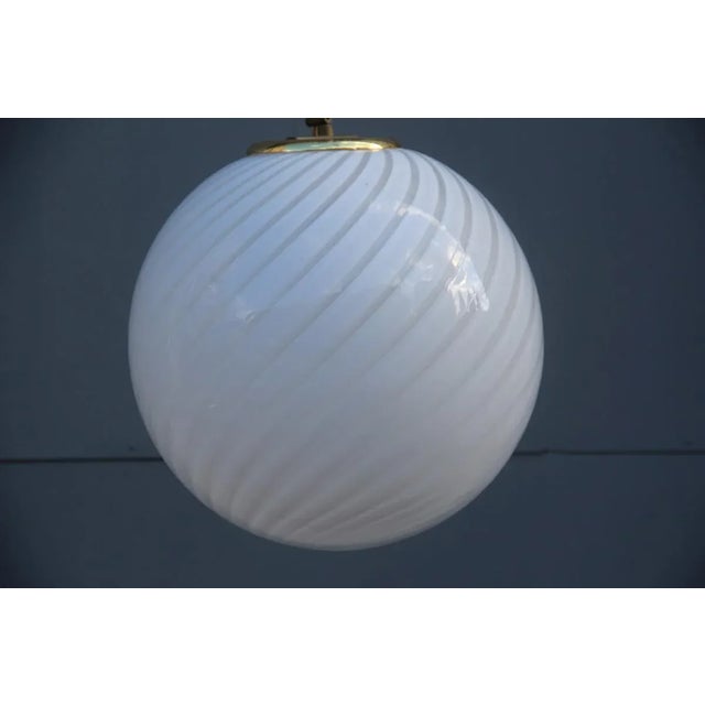 Vintage Murano Glass Ceiling Lamp from VeArt For Sale - Image 6 of 8