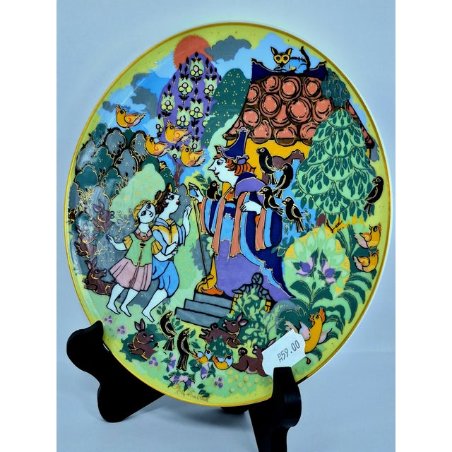 1990s Rosenthal Germany Fairy Tale Collection Plate, Hansel and Gretel For Sale - Image 5 of 11