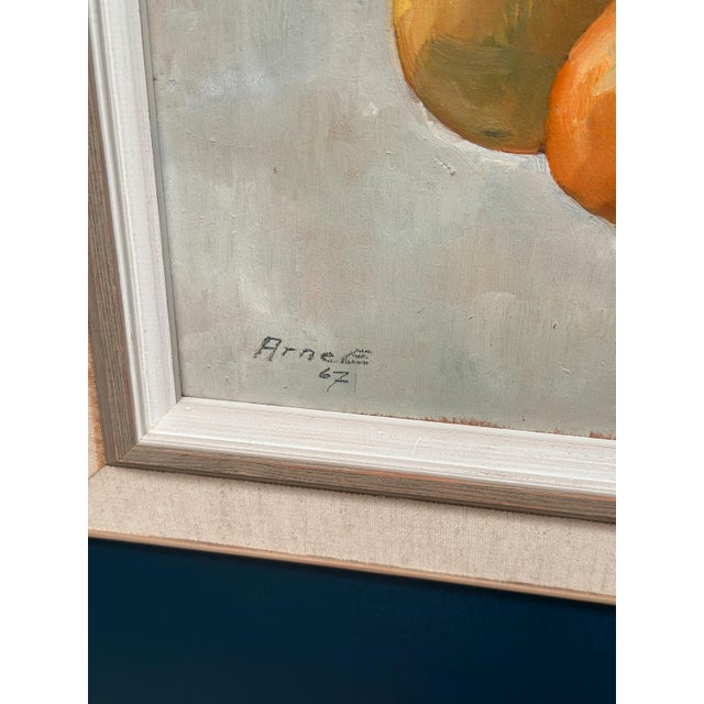 Arne Ericson, Floral Still Life, 1967, Oil Painting on Panel, Framed For Sale - Image 10 of 18