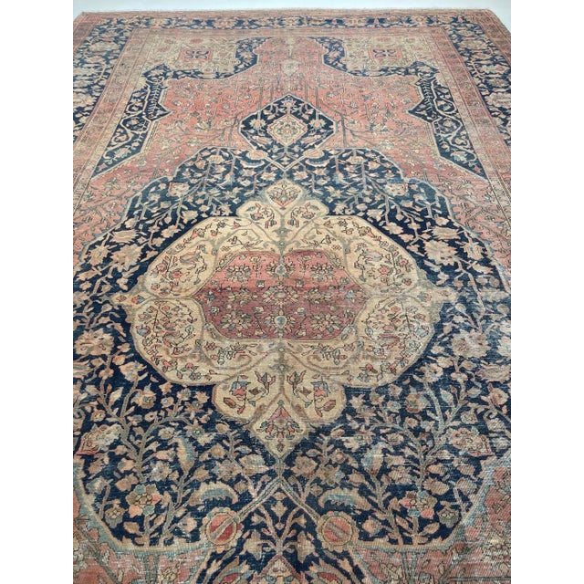 Traditional Antique Ferahan Sarouk Rug - 10 x 17.3 For Sale - Image 3 of 12