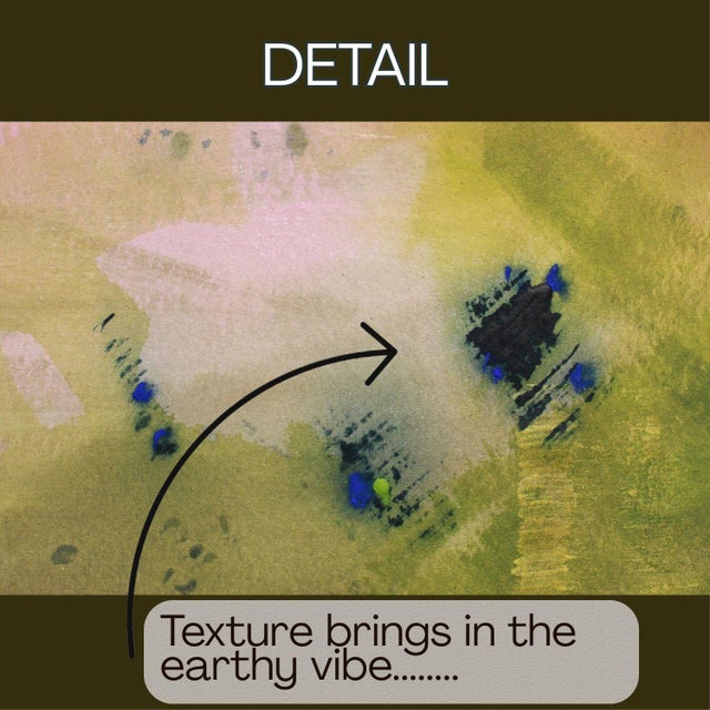 Paint "She Let Him Say All the Things She Wanted to Hear" Original Contemporary Abstract Painting by Mel Rea For Sale - Image 7 of 8