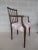 Wood Antique Edwardian / Hepplewhite Style Mahogany Arm Chairs 19th Century - a Pair For Sale - Image 7 of 11