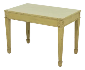 Neoclassical Style Green Painted Console Table
