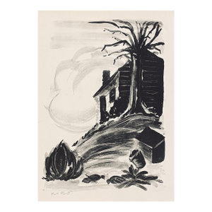 1940s Ruth Forrest Lithograph
