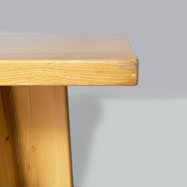 Wood Italian Console Table in Wood, 1970s For Sale - Image 7 of 18