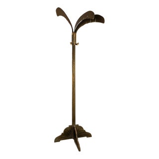 Regency Palm Tree Sculpture Coat Rack, 1970s For Sale