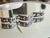 Victorian 1920s Art Deco 935 Silver Panel Bracelet With Marquise Style Glass Stones For Sale - Image 3 of 13