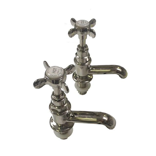 Classic Lefroy Brooks Pillar Basin Taps Vintage Chairish