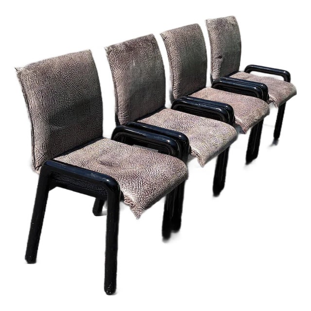 Set 4 Guido Faleschini Dilos Dining Chairs I4 Mariani Pace Collection For Sale