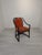 Vintage Upholstered Rattan Armchair For Sale - Image 4 of 18