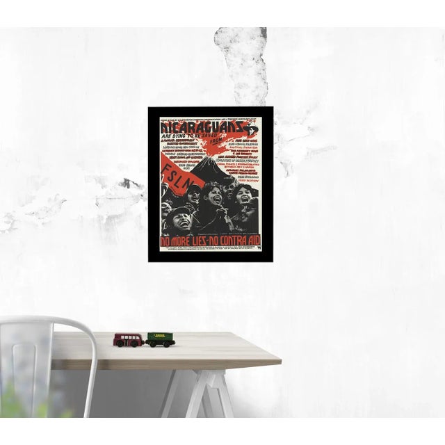 Beautifully silk-screened piece for the The Sandinista National Liberation Front (Frente Sandinista de Liberación Nacional...