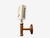 Wood Scandinavian Modern, Wall Sconce, Pine, Fabric, Sweden, 1970s For Sale - Image 7 of 12