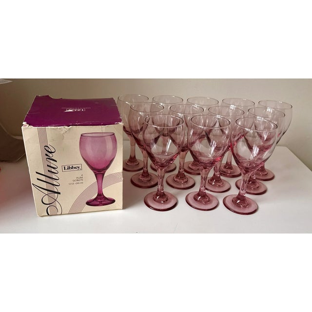 Libbey Plum wine glasses are known for their unique pinkish-plum tones and timeless design. They stand 7 inches tall and...
