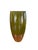 This striking vintage hand-turned wood vase showcases a sophisticated blend of natural craftsmanship and modern design....