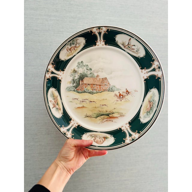 Noritake Vintage Pursuit by Noritake China - Large Platter- Chop Plate For Sale - Image 4 of 8