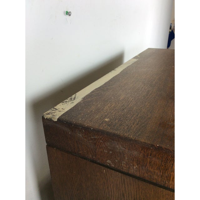Antique Oak Four Stack Barrister Bookcase With Original Brass Hardware For Sale In Philadelphia - Image 6 of 18